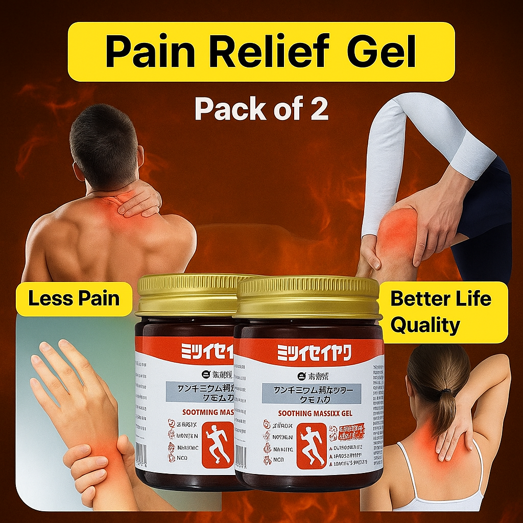 Japanese Instant Pain Relief Soothing Massage Gel (Buy 1 Get 1 Free)