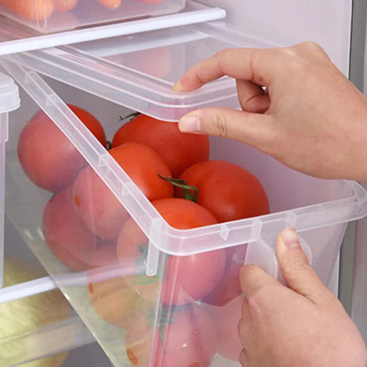 Unbreakable Kitchen Storage Boxes for Smart Organizing (Pack of 6)