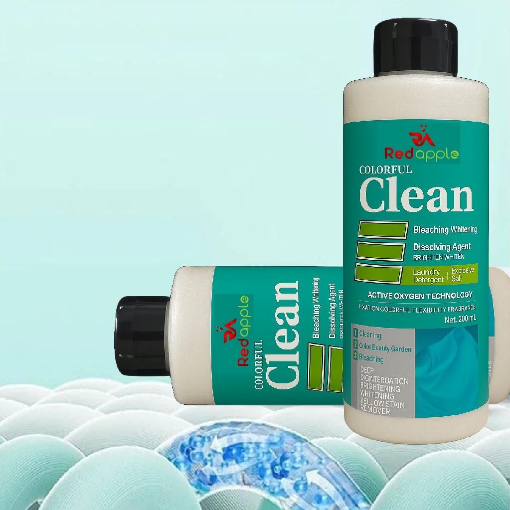 8 in 1 Colour Bleach Laundry Detergent Stain Remover ( BUY 1 GET 1 FREE )