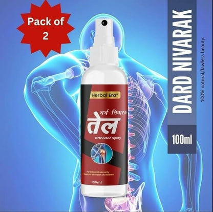 Herbal Era Dard Nivarak Spray Tel Natural Pain Relief Formula (Buy 1 Get 1 Free )