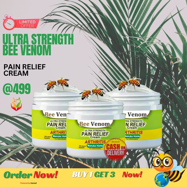 Bee Venom Ultra Strength Pain Relief Cream 🐝