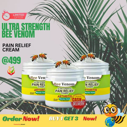Bee Venom Ultra Strength Pain Relief Cream 🐝