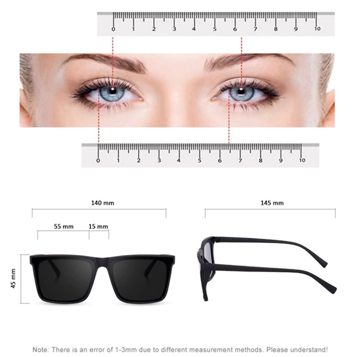 UV Protection Retro Square Sunglasses (Free Size) (For Men & Women, Black) 😎