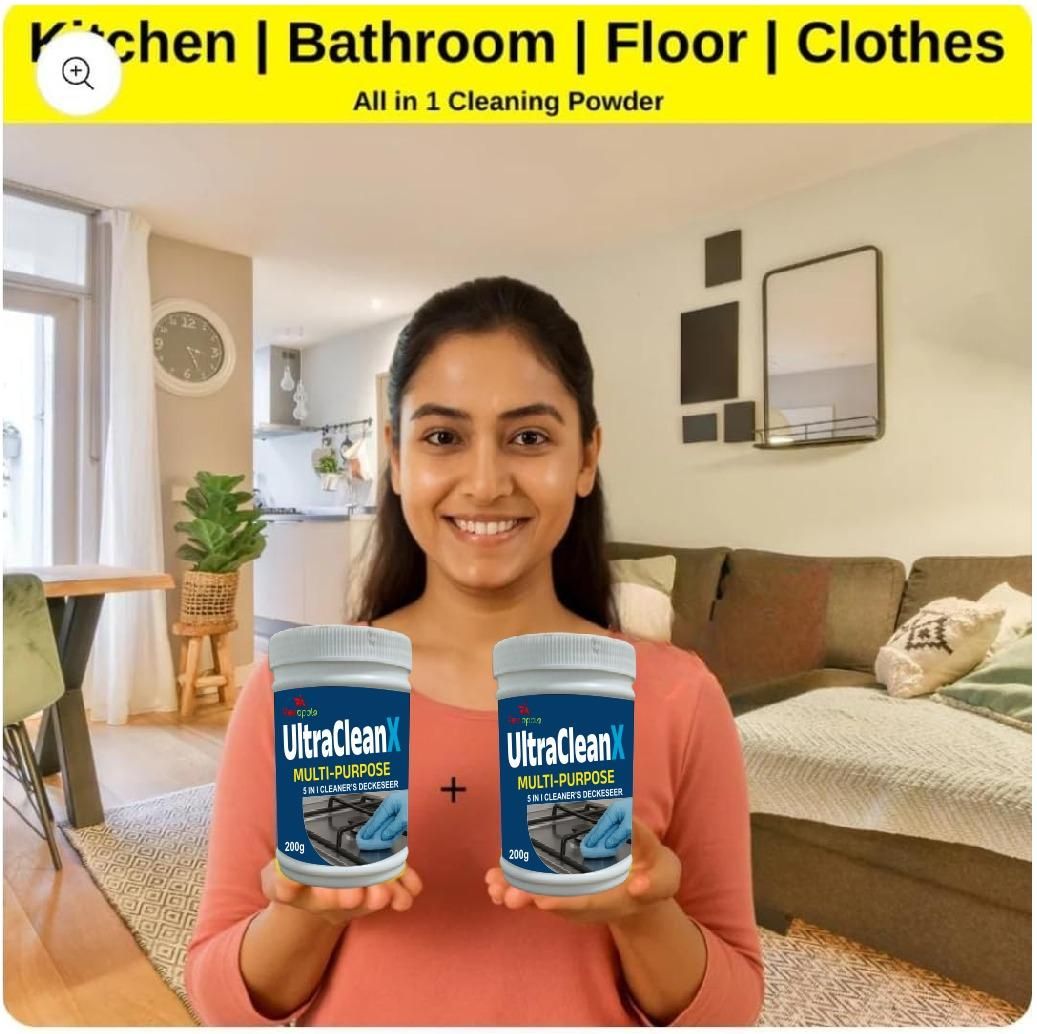 Ultraclean Multi-Purpose Cleaner & Degreaser | 5-in-1 Cleaning Powder !