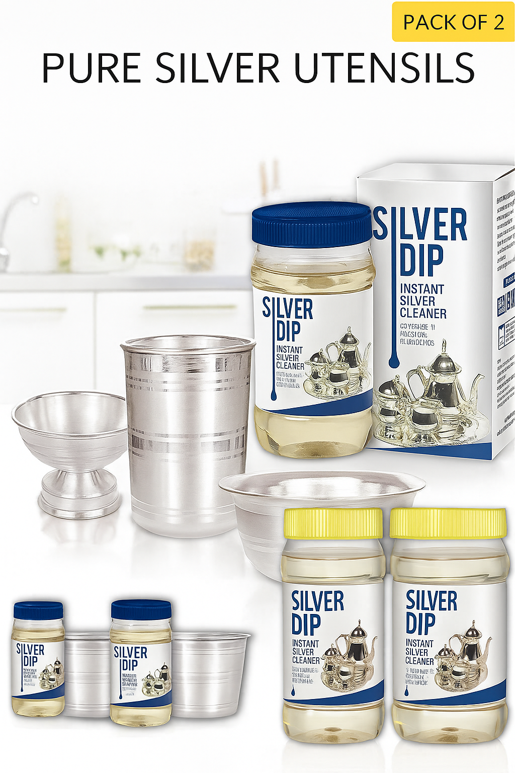 Silver Dip Modicare Instant Silver Cleaner [ BUY 1 GET 1 FREE ] 💫🎁