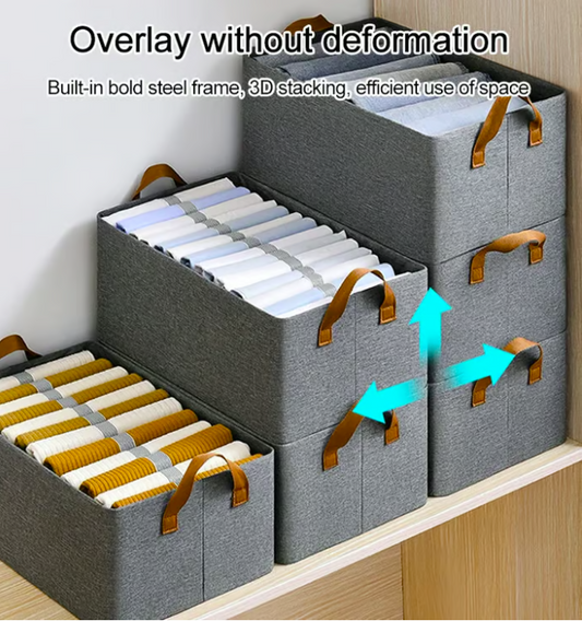 WardrobeBox™ Compact Foldable Organisers | 🔥 COMBO PACK🔥