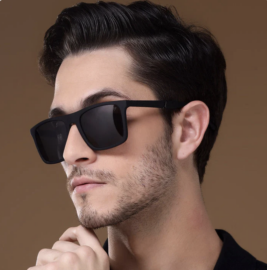 UV Protection Retro Square Sunglasses (Free Size) (For Men & Women, Black) 😎