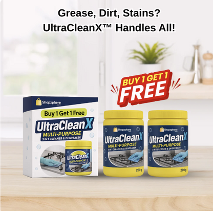 Ultraclean Multi-Purpose Cleaner & Degreaser | 5-in-1 Cleaning Powder !